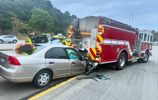 Driver Sustains Serious Injuries After Colliding with Fire Engine on Oakland's SR-24, CHP Reports