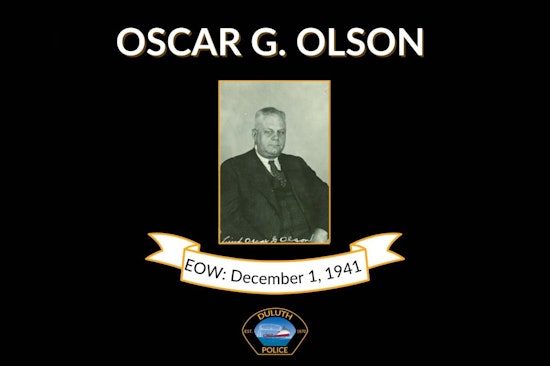 Duluth Police Honor Fallen Hero Lt. Oscar G. Olson on 83rd Anniversary of His Line-of-Duty Sacrifice
