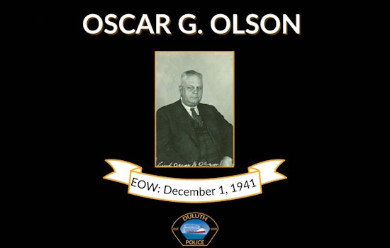 Duluth Police Honor Fallen Hero Lt. Oscar G. Olson on 83rd Anniversary of His Line-of-Duty Sacrifice