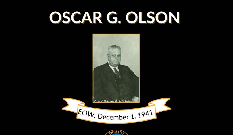 Duluth Police Honor Fallen Hero Lt. Oscar G. Olson on 83rd Anniversary of His Line-of-Duty Sacrifice
