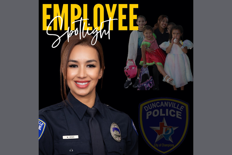 Duncanville Celebrates Officer Michelle Arias for Exceptional Community Engagement and Crime Prevention Efforts
