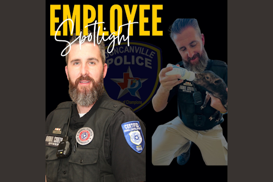 Duncanville's Four-Pawed Hero: Officer Chad Chamberlain Honored for Commitment to Animal Welfare