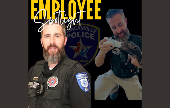Duncanville's Four-Pawed Hero: Officer Chad Chamberlain Honored for Commitment to Animal Welfare