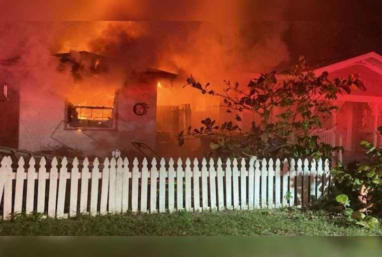 Early Morning Blaze in Clearwater Results in Two Hospitalized, One Dog Lost