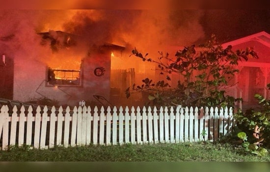 Early Morning Blaze in Clearwater Results in Two Hospitalized, One Dog Lost