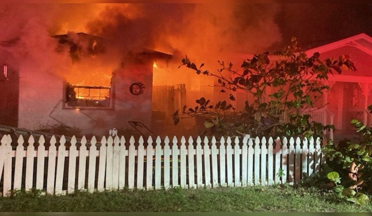 Early Morning Blaze in Clearwater Results in Two Hospitalized, One Dog Lost
