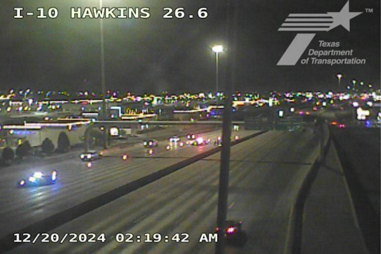Early Morning Crash on I-10 West in East El Paso Injures One, Causes Extended Lane Closures
