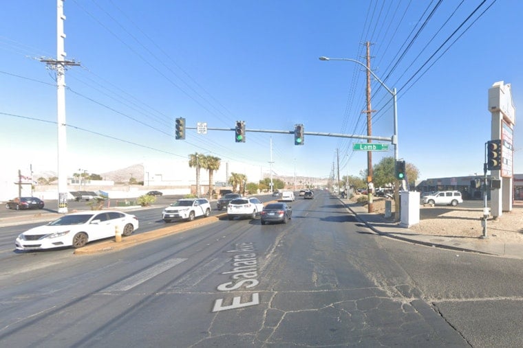 East Las Vegas Ambulance Topples in Collision; Three Hospitalized with Minor Injuries