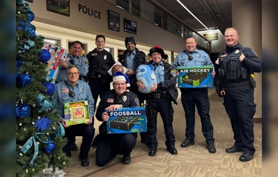 Eden Prairie Police Transform Squad Cars into Sleighs for Toys for Tots Drive