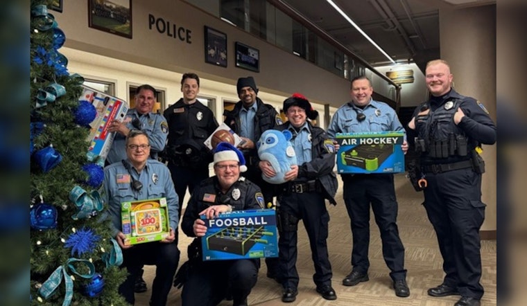 Eden Prairie Police Transform Squad Cars into Sleighs for Toys for Tots Drive