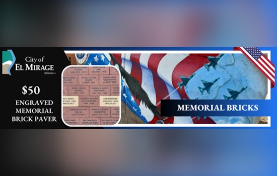 El Mirage Honors Veterans with Personalized Brick Pavers Program to Bolster Communal Support and Funds