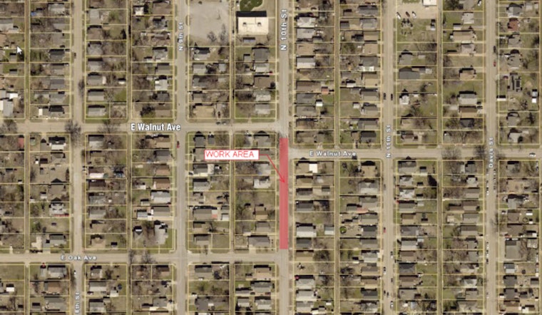 Enid Road Closure Alert, North 10th Street Shut Down for Concrete Repairs Until January 17