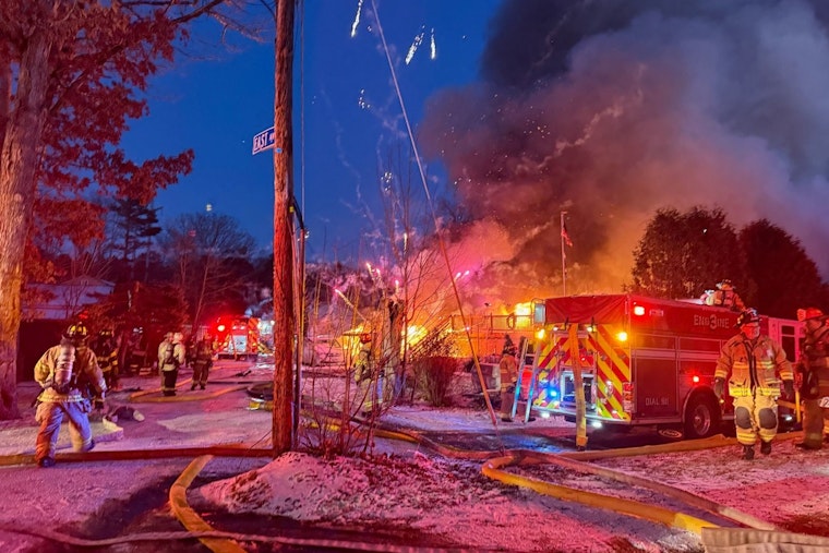 Explosive Flames Ravage Homes in Spencer, Massachusetts Amid Firefighting Challenges