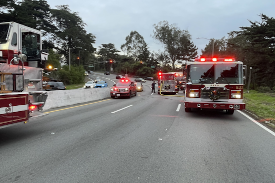 Fatal Vehicle Fire on Christmas Day Shuts Down Major San Francisco Roadway, Investigation Underway