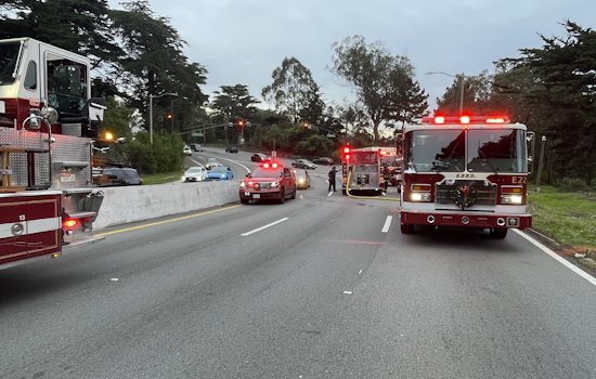 Fatal Vehicle Fire on Christmas Day Shuts Down Major San Francisco Roadway, Investigation Underway