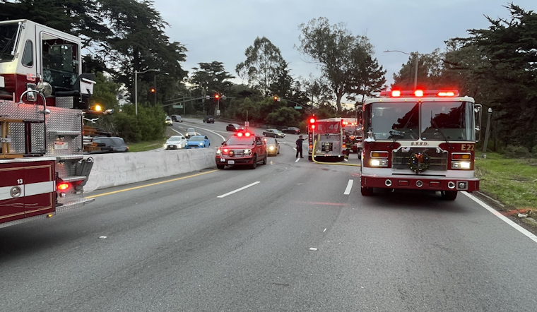 Fatal Vehicle Fire on Christmas Day Shuts Down Major San Francisco Roadway, Investigation Underway
