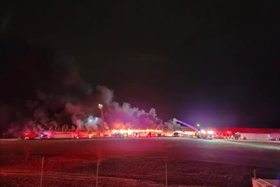 Fire Rages through Building at Webb Road Flea Market in Salisbury, No Injuries Reported