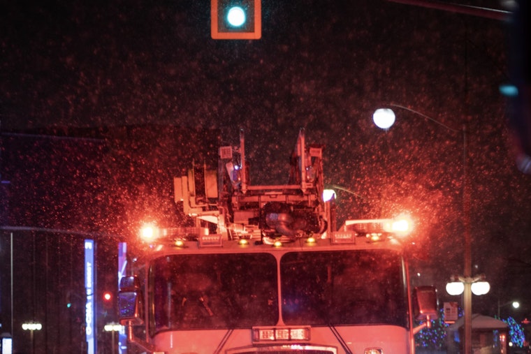 Firefighter Injured as Fire Truck Overturns on Icy I-40 Near Statesville Amid Winter Weather Chaos