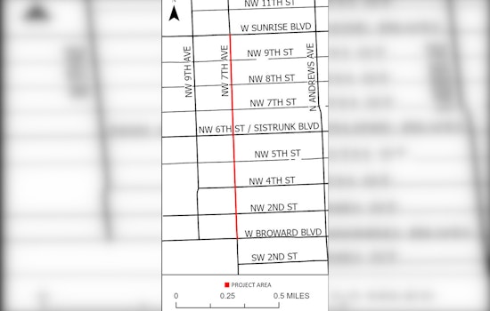 Fort Lauderdale to See Enhanced Drainage System on NW 7th Avenue, Project Completion Aimed for April 2025