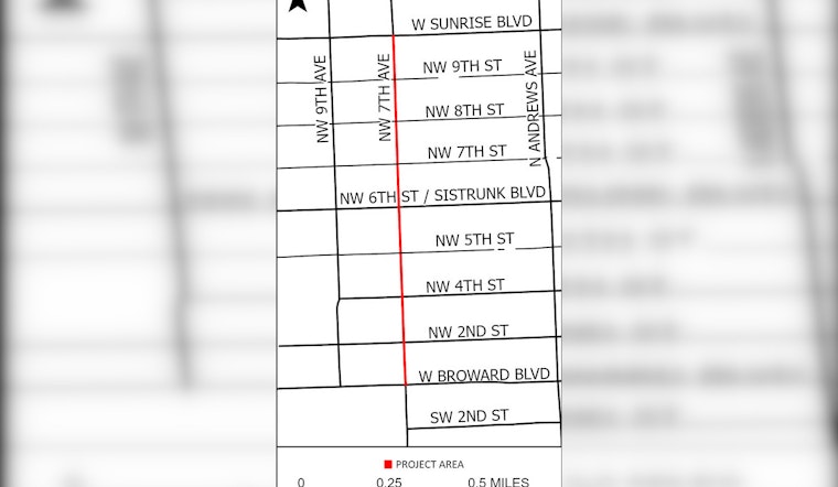 Fort Lauderdale to See Enhanced Drainage System on NW 7th Avenue, Project Completion Aimed for April 2025
