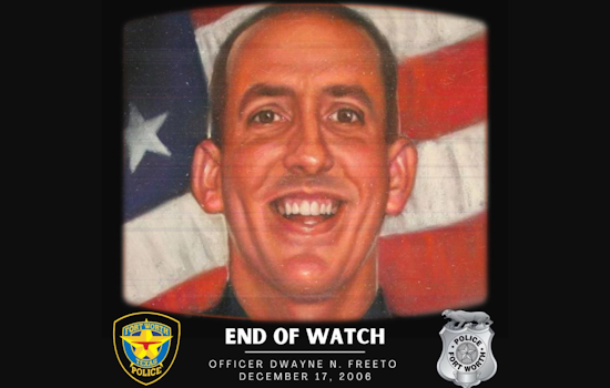 Fort Worth Police Department Remembers Fallen Officer Dwayne N. Freeto on Anniversary of His End of Watch