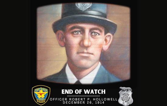 Fort Worth Police Department Remembers Officer Robert P. Hollowell on 110th Anniversary of His End of Watch