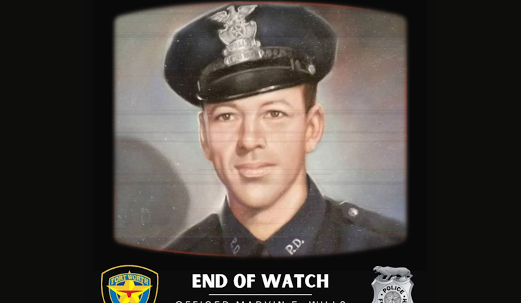Fort Worth Police Honor Legacy of Officer Marvin Elton Wills, Slain on Christmas Night in 1955