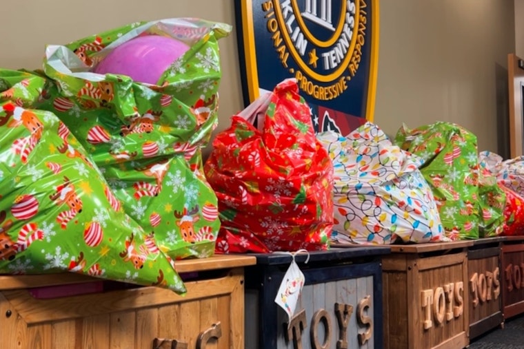 Franklin Police Department's Holiday Toy Drive Honors Memory of Local Mother and Son, Urges Donations in Final Days