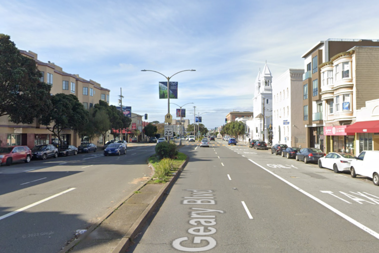 Geary Boulevard Shines with New Holiday Lights as Part of Improvement Project in Richmond, San Francisco