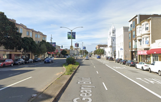 Geary Boulevard Shines with New Holiday Lights as Part of Improvement Project in Richmond, San Francisco