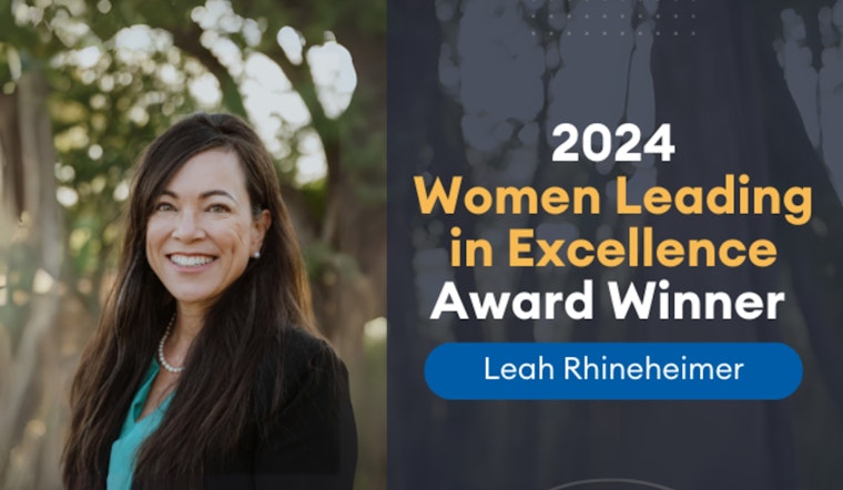 Gilbert's Assistant Town Manager Leah Rhineheimer Wins 2024 Women Leading in Excellence Award