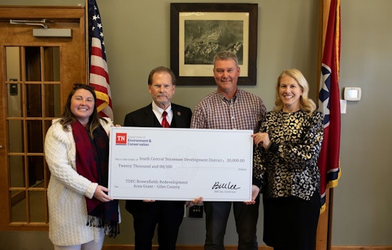 Giles County Receives $20,000 TDEC Grant for Brownfield Redevelopment Efforts in Tennessee