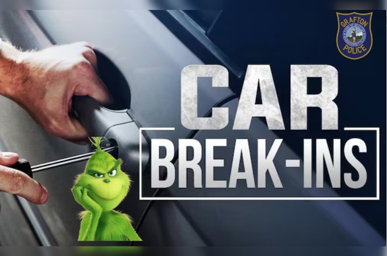 Grafton Police Seek Community Help Following String of Vehicle Break-ins During Holiday Season
