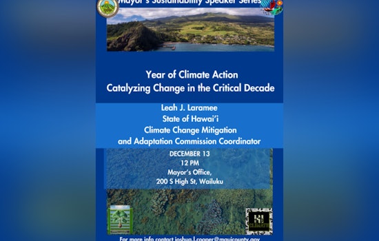 Hawaiʻi Launches "Year of Climate Action" with Leah Laramee Spearheading Maui's Sustainability Efforts
