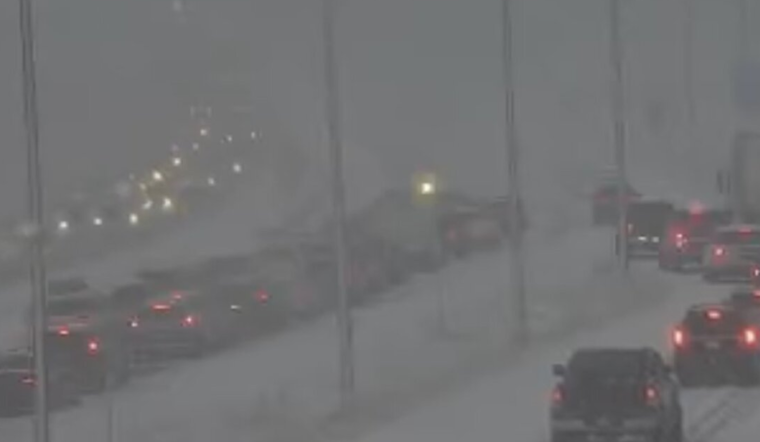 Heavy Snow Causes I-70 Closures and Travel Woes in Colorado Mountains on Christmas Day