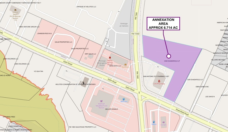 Helotes City Council to Hold Public Hearing for Proposed Annexation Near Shaenfield Road