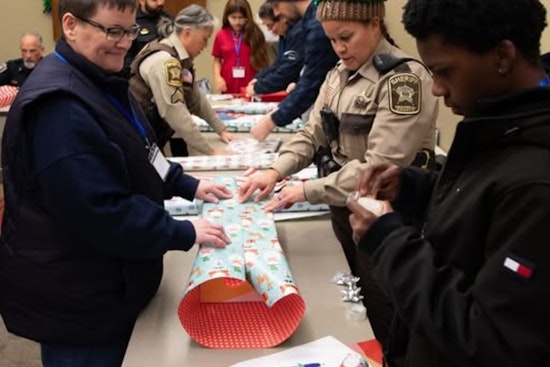 Hennepin County Sheriff's Community Engagement Team Spreads Joy with Festive Outreach Efforts