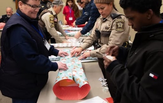 Hennepin County Sheriff's Community Engagement Team Spreads Joy with Festive Outreach Efforts