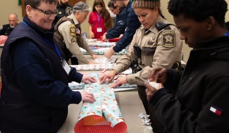 Hennepin County Sheriff's Community Engagement Team Spreads Joy with Festive Outreach Efforts