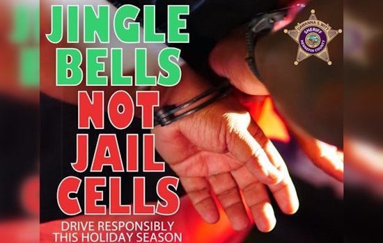 Hennepin County Sheriff's Office Advocates for Safe Holiday Celebrations: "JINGLE BELLS NOT JAIL CELLS"