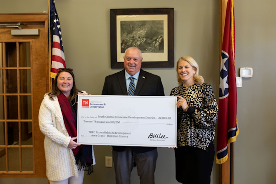 Hickman County Scores $20,000 for Brownfield Sites Revival from Tennessee's BRAG Program
