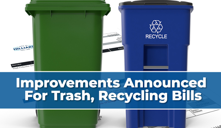 Hilliard to Transition Trash Billing to Local Waste Services Starting July 2025