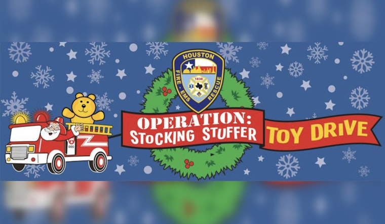 Houston Fire Department to Delight Kids with "Operation Stocking Stuffer" Toy Giveaway Tomorrow at Dick Graves Park