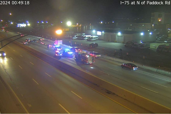 I-75 Near Cincinnati Reopens After Overnight Collision Involving Two Police Vehicles