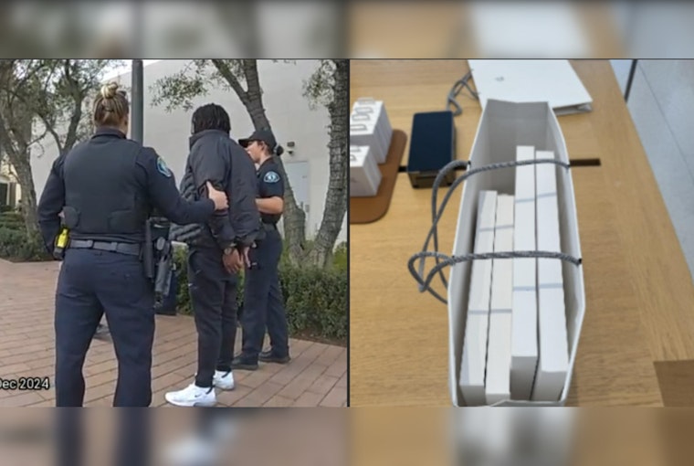 Illinois Man Accused of Stealing Over $6,000 in Apple Products from Southern California Stores, Arrested in Irvine