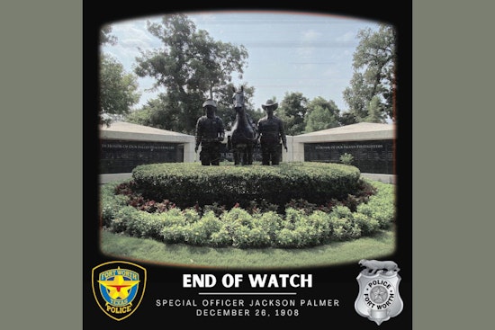 Fort Worth Police Honor Heroic Sacrifice of Officer Jackson Palmer Over a Century After EOW