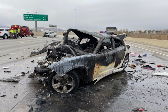 Interstate 15 Closed in Lehi After Wrong-Way Driver Sparks Fiery Five-Vehicle Crash