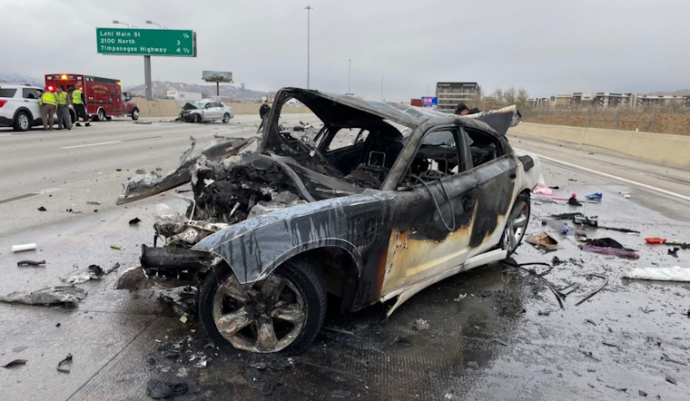 Interstate 15 Closed in Lehi After Wrong-Way Driver Sparks Fiery Five-Vehicle Crash
