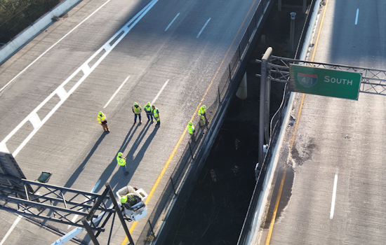 Interstate 471 Closed Southbound After Mysterious Fire Near Daniel Carter Beard Bridge in Cincinnati