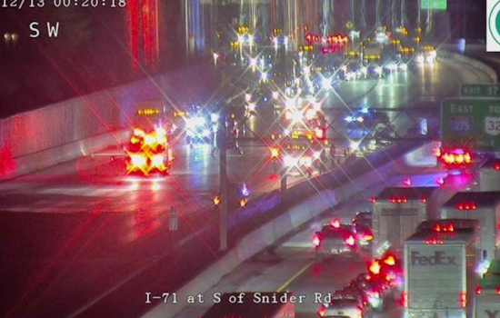 Interstate 71 Reopens After Emergency Helicopter Response to Late-Night Crash in Hamilton County